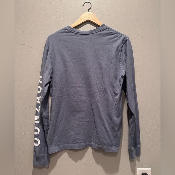 Nike Campus Collection Gray White Gonzaga Bulldogs Long Sleeve T-Shirt Sz Small - Picture 2 of 6